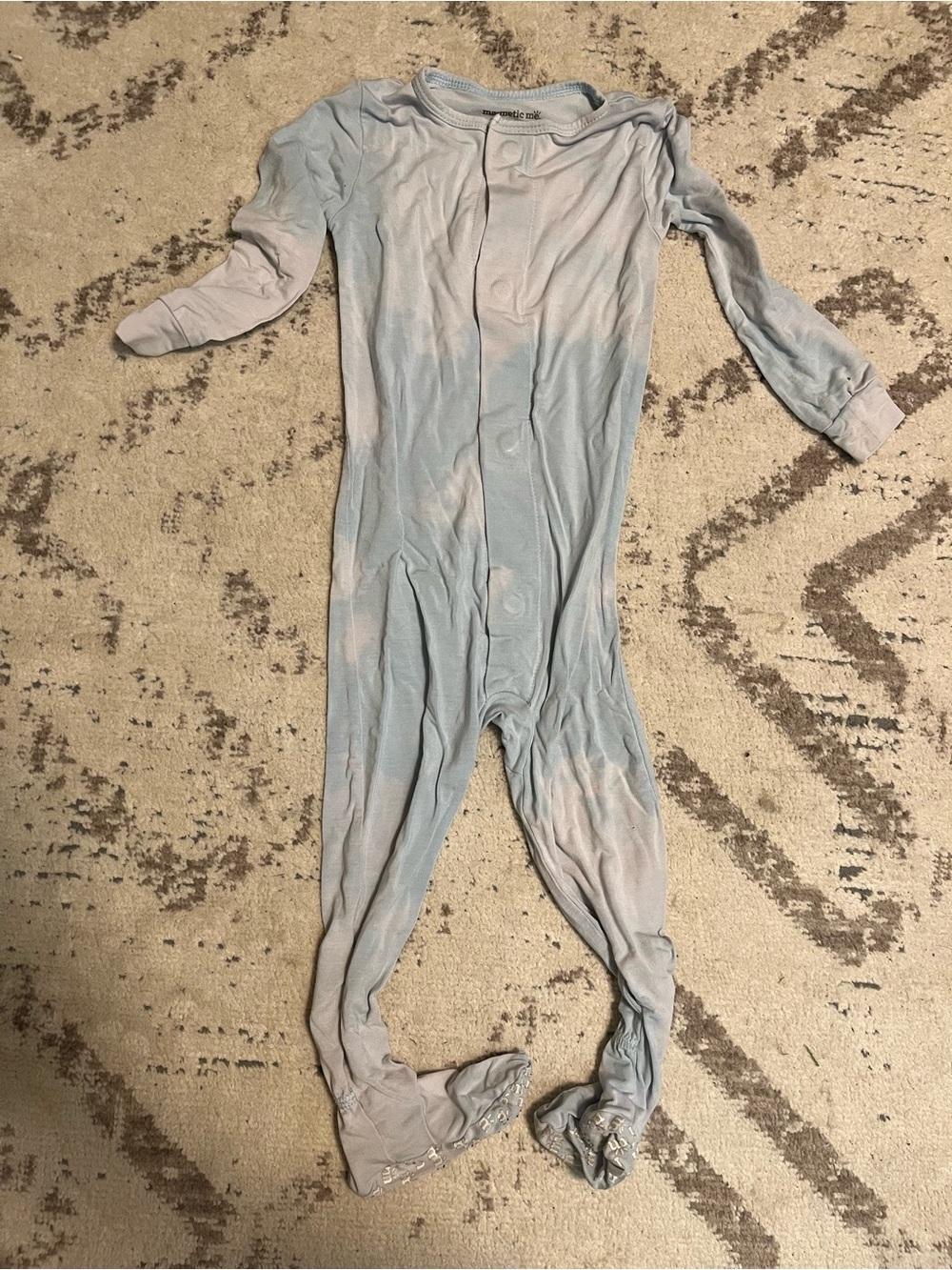 Magnetic Me Pale Blue Unisex Footed Sleep Sack Pajamas